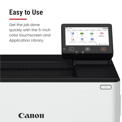 Canon Color imageCLASS LBP674Cdw II Laser Printer, Model Number 7186C006, 600 x 600 DPI, Duplex Printing, Ethernet/Wi-Fi