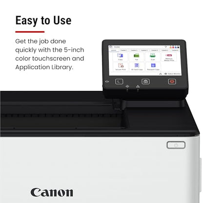 Canon Color imageCLASS LBP674Cdw II Laser Printer, Model Number 7186C006, 600 x 600 DPI, Duplex Printing, Ethernet/Wi-Fi