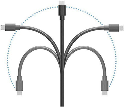 SISSFO 6ft USB Type-C & Micro USB Fast Charger GS-50210A