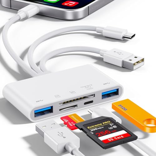 JOOPSHEE 5-Port Memory Card Reader 480Mbps Access SL-1032Pro USB Type C