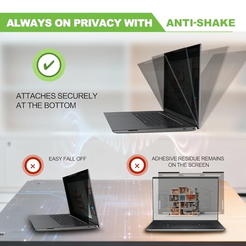 Dabernur 14 Inch 16:9 Laptop Magnetic Privacy Screen Filter FHD 1920x1080