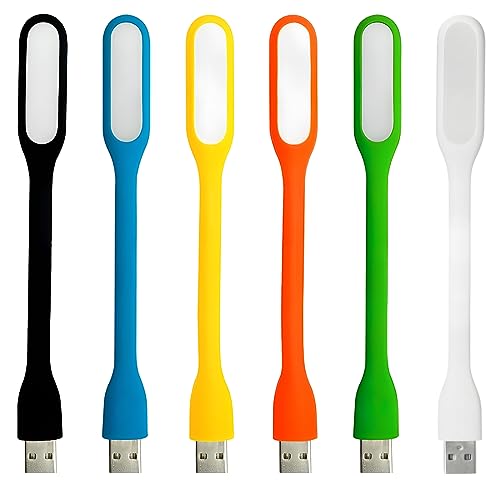 FINENIC 10 Piece USB LED Light Lamp ULBL10 Portable Flexible Arm Night Light
