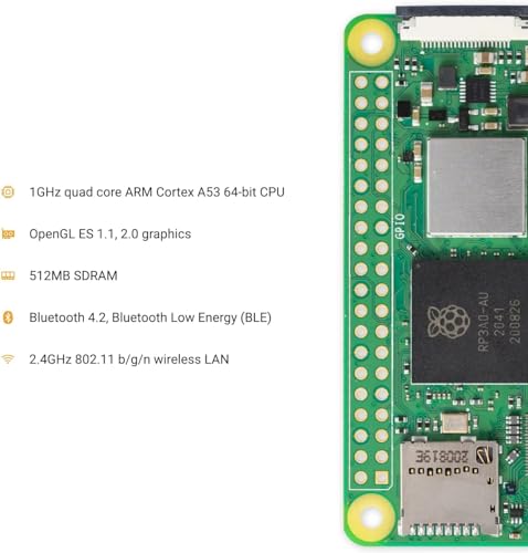 Raspberry Pi 512MB Zero SC0510 Quad-Core 1.1GHz Computer