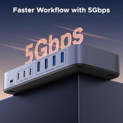 UGREEN 2-in 7-Out USB 3.0 Switch 75086 USB Hub