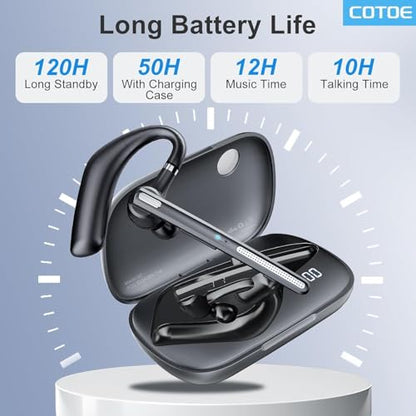 COTOE G7 Wireless Bluetooth Headset In Ear Active Noise Cancelling, Bluetooth V5.3