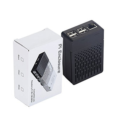 iUniker Mini ITX Raspberry Pi Case IU-RP-088-BTTT 30mm Cooling Fan ABS Case