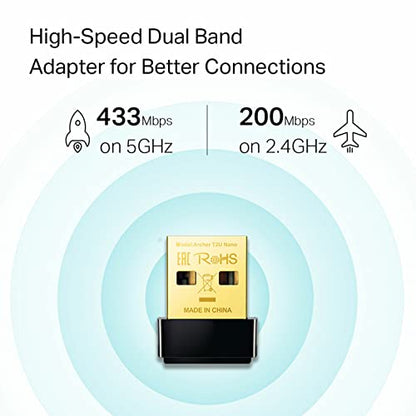 TP-Link Archer T2U Nano USB 2.0 Network Adapter