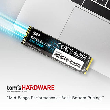 SP Silicon Power 1TB FIN-SP001TBP34A60M28 M.2 2280 SSD PCIe Gen3x4 2200MB/s SSD
