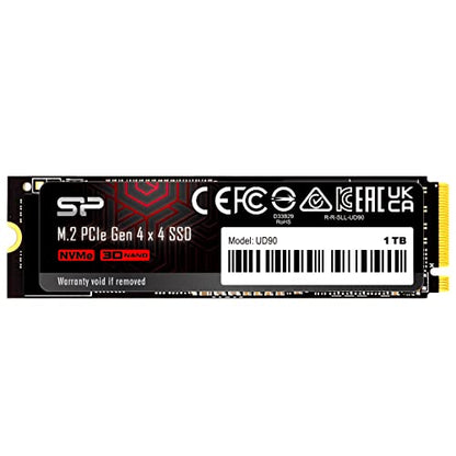 Silicon Power 1TB UD90 NVMe 4.0 Gen4 PCIe M.2 SSD Read/Write Speed 5000/4800 MB/s (SP01KGBP44UD9005)