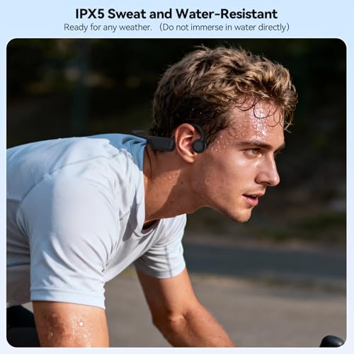 TECKNET Open Ear Headphones TK-HS042 Wireless Bluetooth 6.0 10-Hour Playtime IPX5 Waterproof