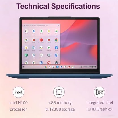 Lenovo 12.2" IdeaPad Flex 3i Chromebook 1920x1200 eMMC128GB Intel N100 4GB DDR5 Convertible Laptop