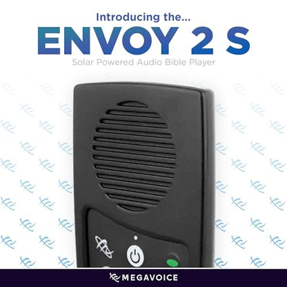 MEGAVOICE 1.77" NIVA-Solar MP3 Audio Bible, 4GB Storage, USB Connectivity, Audio Playback