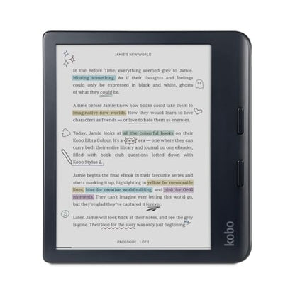 Kobo 7" N428-TP-BK-S-CK 1264x1680 Electronic Ink eReader