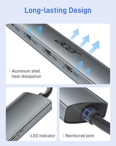 Acer 4 Port USB-C Hub Model ODK3D0