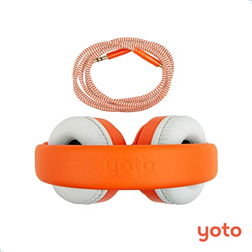 YOTO PRACXX00423 Over-Ear Headphones for Kids with Retractable Cable and Audio Sharing
