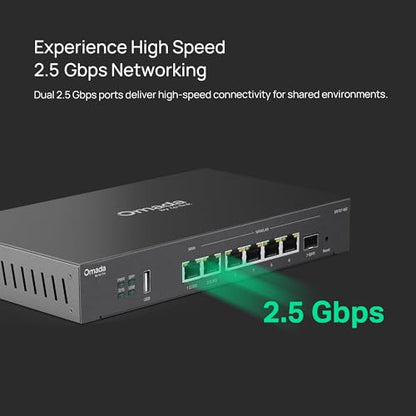 TP-Link ER707-M2 Single-Band Router 802.11ac Ethernet 2500 Mbps