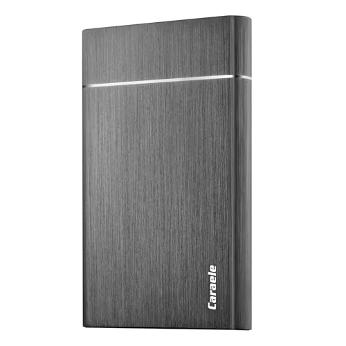 Caraele 500GB External Hard Drive Caraele-500GB USB 3.0 Black Portable Storage