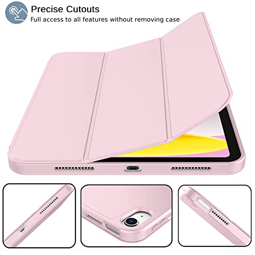 iMieet iPad (A16) 10.9 Inch TPU Case with Trifold Stand and Auto Sleep/Wake Feature