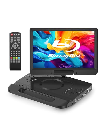 FANGOR 12 Inch F-BR114 1080p 30fps LCD Portable Blu-ray/DVD Player