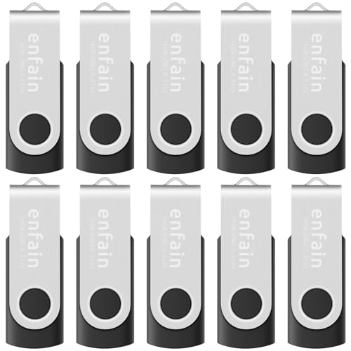 Enfain 16GB USB 2.0 Flash Drive 5000626 USB 2.0 Compact Portable Black