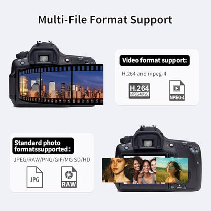 MaxRenard Dual-Slot SD Card Reader USB Type-C MicroSD Adapter