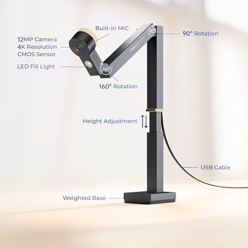 CZUR 12MP FC001 Document Camera Automatic Black