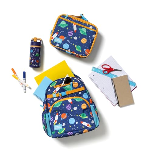 Simple Modern Kids Medium FL-12-D-PRN-RBO 12L Backpack, Princess Rainbows, Polyester, Water Resistant, 15-inch