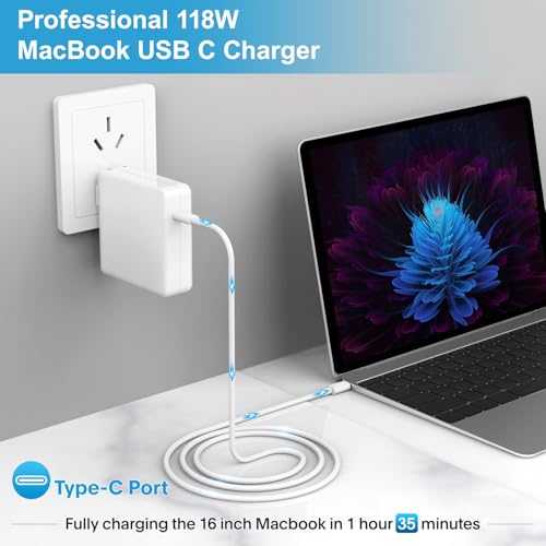 Feedyor 118W Power Adapter USB Type C Fast Charging Power Supply