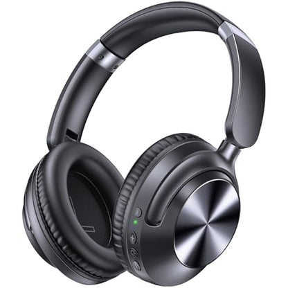 TAGRY H08 Over Ear Headphones with Bluetooth Connectivity, Active Noise Cancellation, and 100 Hours Playtime