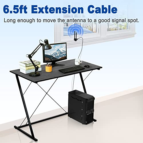 Eightwood 6.5ft Dual Band WiFi Antenna EWUA0160 2.4GHz 5GHz Omnidirectional