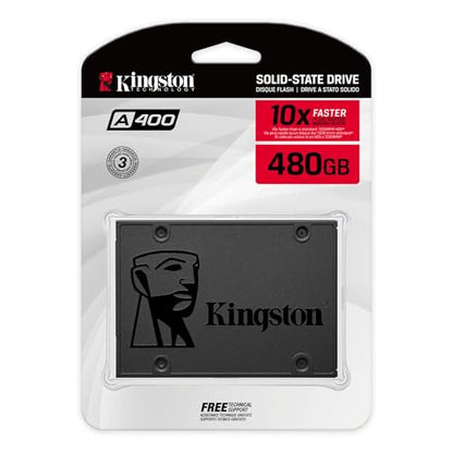 Kingston 480GB A400 SATA 3 2.5" Internal SSD SA400S37/480G - Storage Device