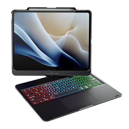 doqo 13-inch Keyboard Case for iPad Air (M4/M3/M2), iPad Pro 13 (M5/M4), iPad Pro 12.9 (6th/5th/4th/3rd Gen)