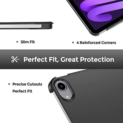 ProCase iPad Mini 6/7 Hard Case A2567/A2568/A2569/A2995/A2996/A2993 Black