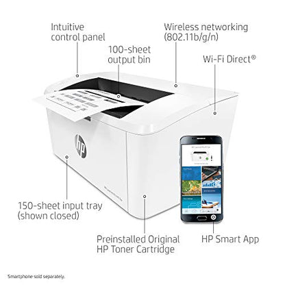 HP 13.6" LaserJet Pro M15w Monochrome Printer 600 x 600 dpi