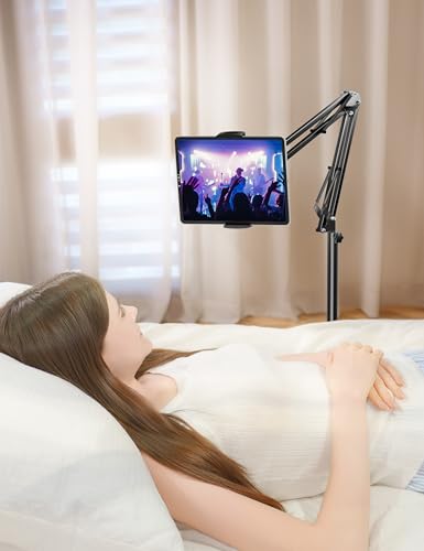 TabHolderix Tablet Stand 27.5-59.05 in Height Adjustable Universal Phone Mount