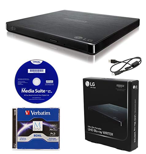 Produplicator Slim Portable BP60NB10 External Blu-ray Drive 6X Write Speed 8X Read Speed USB