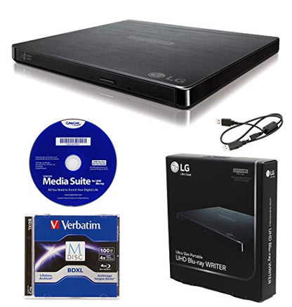 Produplicator Slim Portable BP60NB10 External Blu-ray Drive 6X Write Speed 8X Read Speed USB