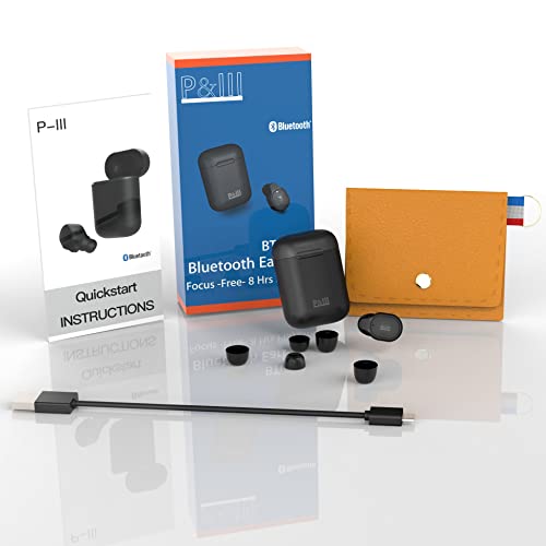 P&LLL BTLT-300 Bluetooth 5.1 Wireless Earbud 8 Hours Battery Life Noise Isolation In-Ear Headset