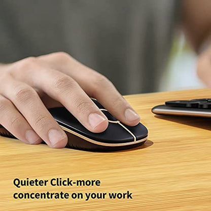 VssoPlor 2.4G Wireless Mouse Model S001 Optical Connectivity USB Ergonomic Design