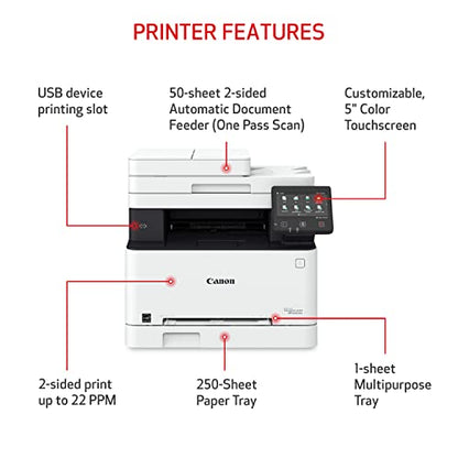Canon MF656Cdw Color Laser Printer 1200 x 1200 dpi 22 ppm All-in-One