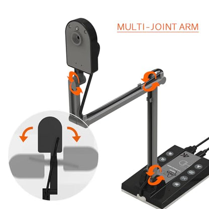 TreasLin 15MP USB/HDMI Document Camera 4K 30Hz CMOS