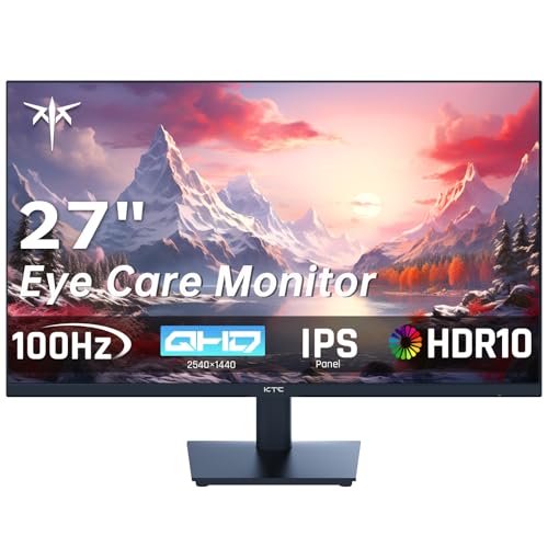 KTC 27 Inch H27T27 QHD 2560x1440 100Hz IPS Monitor