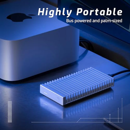 OWC 2.5 Inches OWCUS4EXP1M2 Portable NVMe Solid State Drive with PCIe x 4 Interface