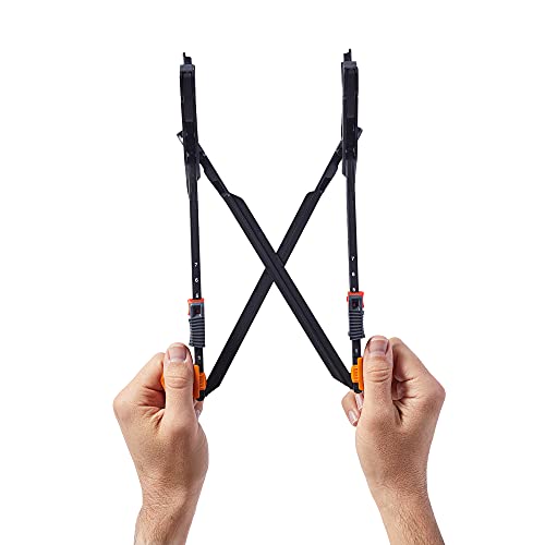Roost Portable V3 Adjustable Laptop Stand - Tabletop Mounting - Black - 1.2 x 13 x 1.3 inches - Foldable - 5.8 Ounces - Engineered Composite