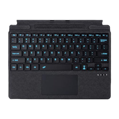 Zoof Surface Pro 11/10/9/8/X Detachable Keyboard; Bluetooth; Ambidextrous; QWERTY Layout; Lightweight; Rechargeable; Black