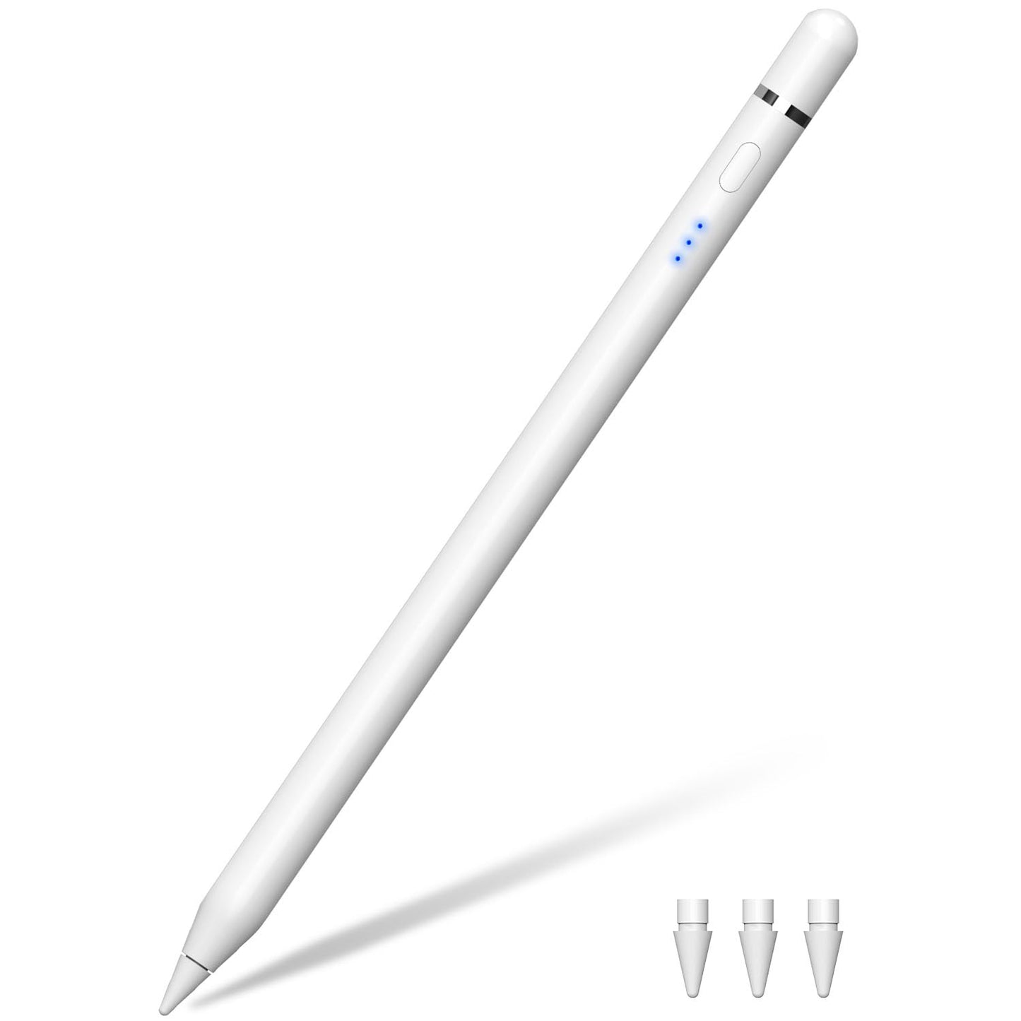 Xpencifan Stylus Pen for iPad 2018-2026, White, Aluminum, 1 Count