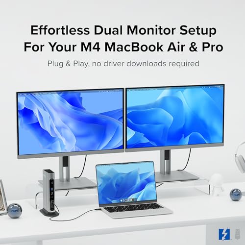 Plugable 16-in-1 TBT4-UDZ Docking Station Thunderbolt 4 100W 2XHDMI 2XDP