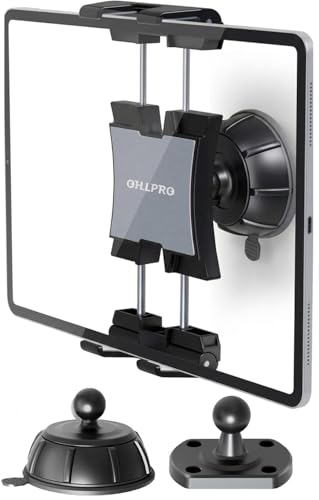 OHLPRO Wall Mount Holder PQ03-P7 - Tablet and Phone Support - 360° Rotation, Various Mount Options, Compatible with Devices 5-13 inches