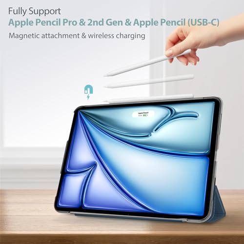 ProCase 10.9-Inch iPad Air 4th/5th Gen Protective Cover - Auto Sleep/Wake, Lightweight, Navy