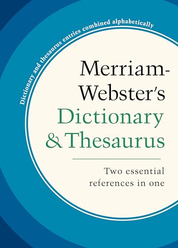 Merriam-Webster 992 Pages Hardcover Dictionary and Thesaurus - Newest Edition